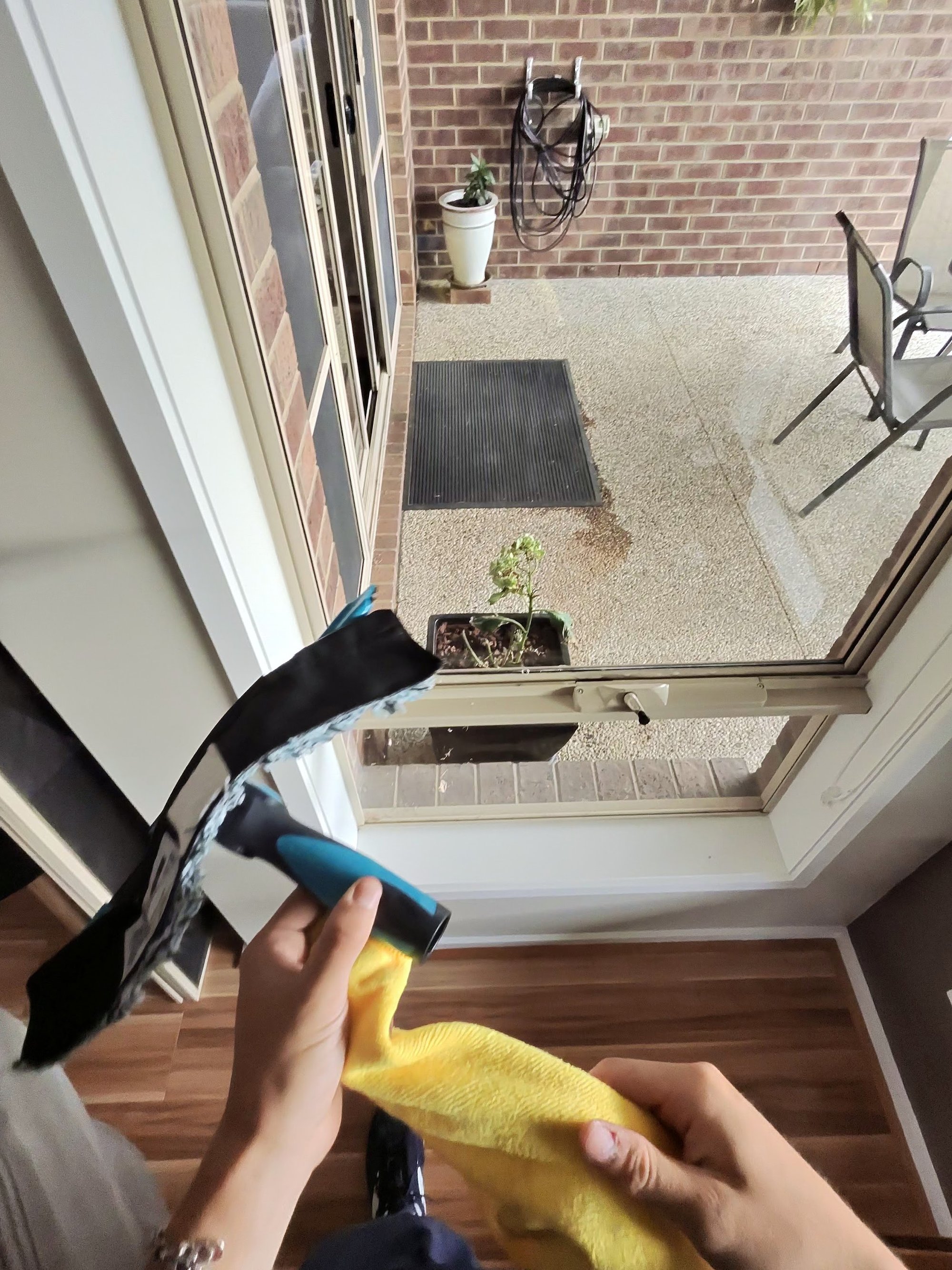 Streak-free window clean across a Geelong home by TwinTide Cleaning